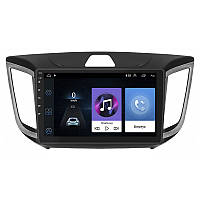 Штатная магнитола Lesko для Hyundai Creta I 2016-2020 экран 10" 1/16Gb Wi-Fi GPS Base Хюндаи