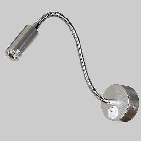 Срібний приліжковий світильник (920-V4001 SL), фото 1