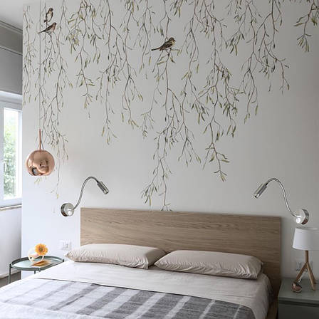 Срібний приліжковий світильник (920-V4001 SL), фото 2