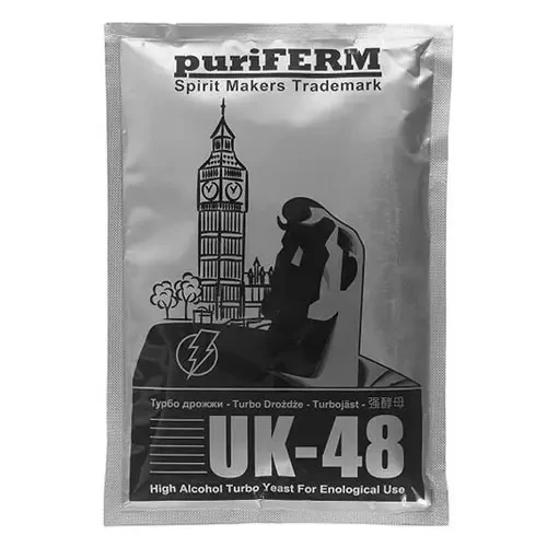 Турбо дріжджі для цукру Puriferm UK-48, Hambleton Brad, Великобританія, фото 1