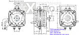 Двигун обдування полюсний Weiguang YZF 5-13-18/26 (полюсний вентилятор), фото 2