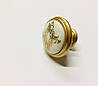 Ручка кнопка з керамічною вставкою GU-P7709 матове золото, фото 9