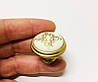 Ручка кнопка з керамічною вставкою GU-P7709 матове золото, фото 10