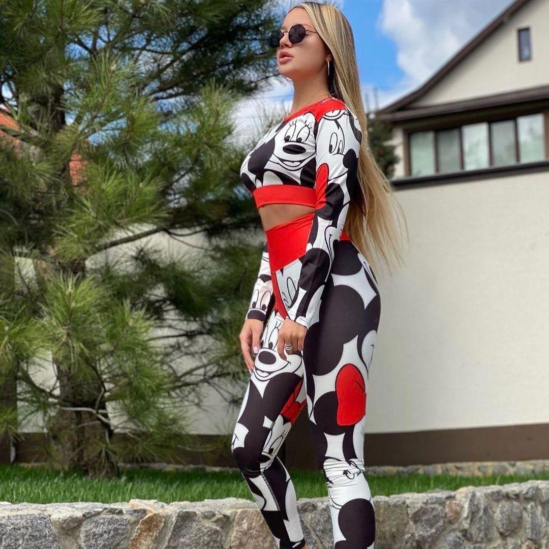 Комплект двійка: Лосини та рашгард S, Мікі Маус 1 SuperStacy