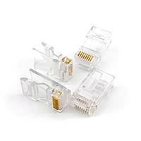 Штекер RJ45 8Р8С для UTP stranded, solid сat5/сat5e кабеля