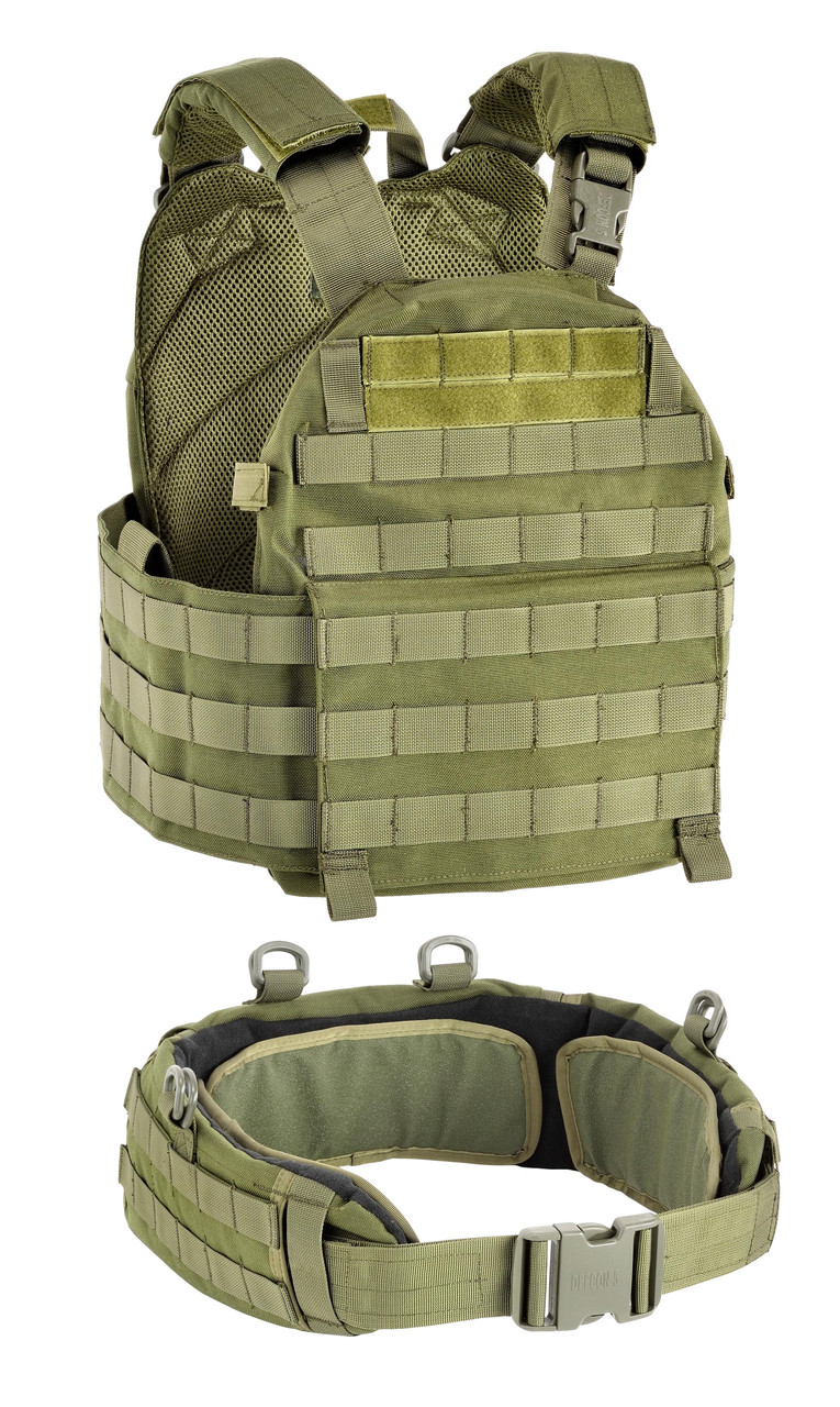 Плитоноска Defcon 5 Vest Carrier (плюс РПС-варбелт)