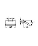 Тримач для туалетного паперу Grohe Selection Cube (40781000), фото 3