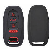 Силіконовий чохол на смарт ключ Audi 3+1 кнопки