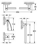 Набір аксесуарів 4 в 1 Grohe Essentials New (40776001), фото 2