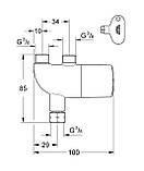 Термостат під раковину Grohe Grohtherm Micro (34487000), фото 3