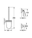 Набір аксесуарів 3 в 1 Grohe Essentials New (40407001), фото 3