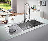 Мийка кухонна Grohe EX Sink K1000 (подвійна крило зліва) (31582SD0), фото 2