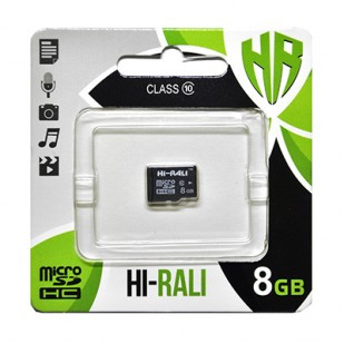 Картка пам'яті MicroSDHC 8GB Class 10 Hi-Rali
