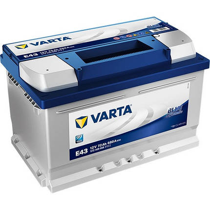 Varta Blue Dynamic E43 72 Ah 680 En (0) E43, фото 2