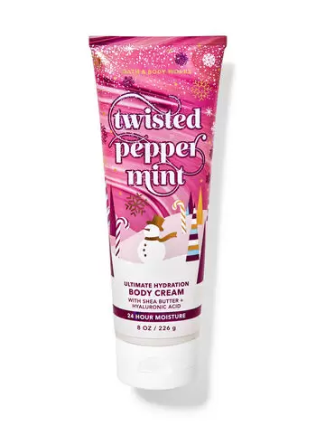Парфумований зволожуючий лосьйон крем Twisted Pepper Mint від Bath & Body Works оригінал
