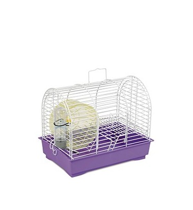 Клітка "ФАВОРИТ для джунгарських хом’яків і мишей "Природа"(Біло/фіолетова)