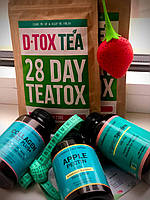 Натуральний детокс чай на 56 днів , набір для швидкого схуднення +3 бади