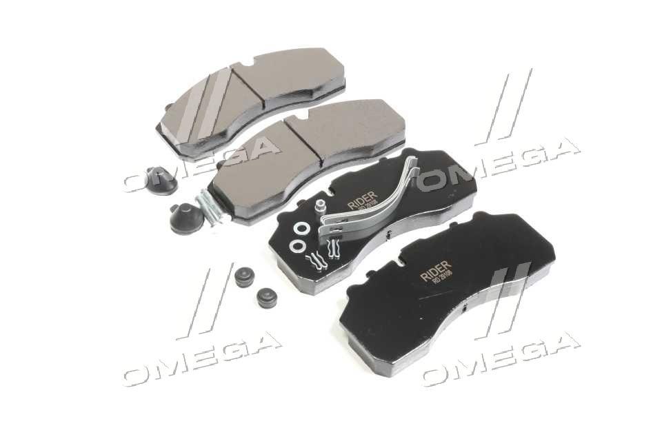 Колодка гальм. диск. HIGH POWER компл. на вісь BPW, DAF XF95, IVECO Rider RD 29108PRO