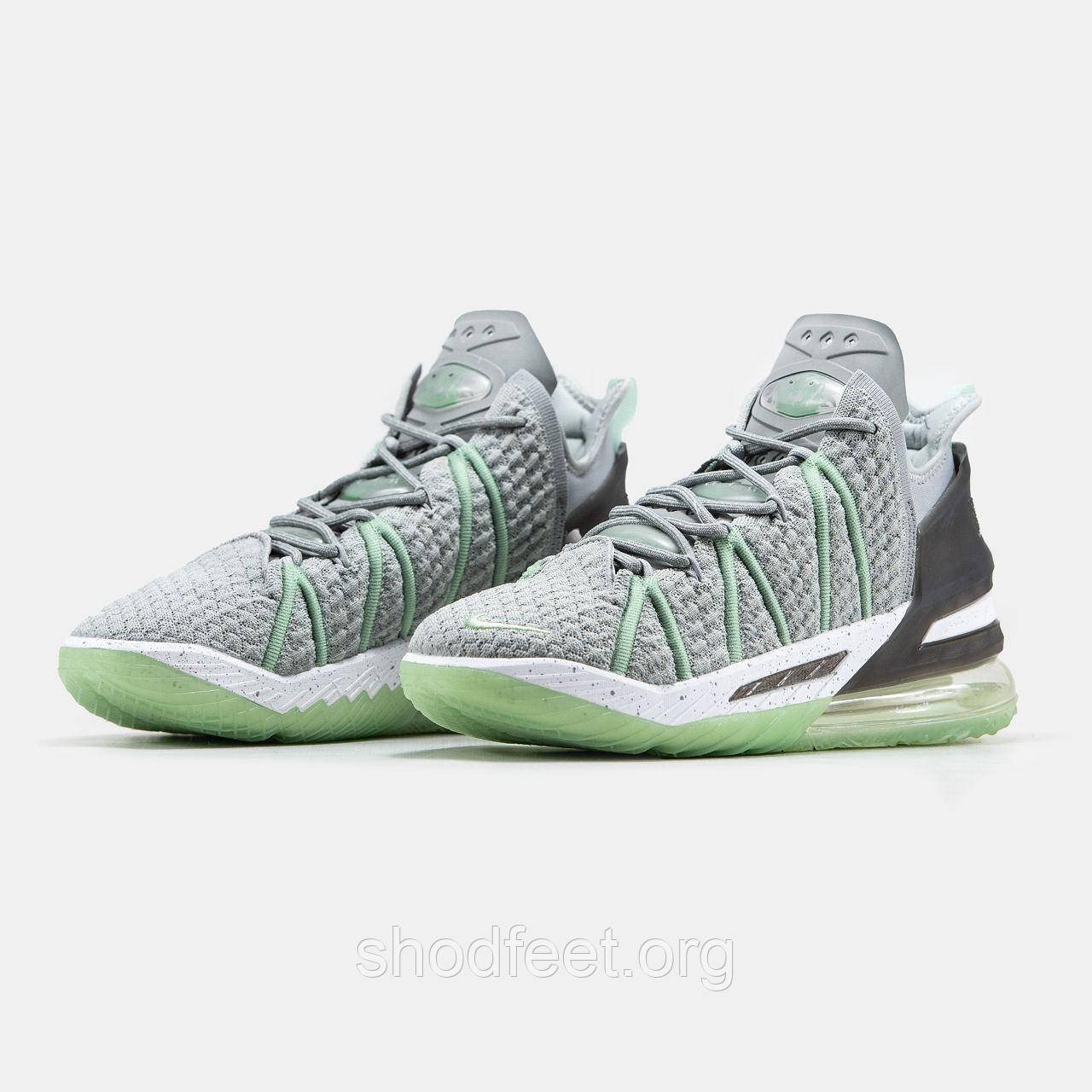 Чоловічі баскетбольні кросівки Nike Lebron 18 Mint, фото 1
