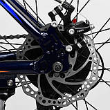 Велосипед спортивний CORSO «GTR-3000» 26 дюймів 56106, рама алюмінієва 15", обладнання Shimano 21 швидкість, фото 5