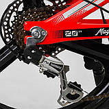 Дитячий спортивний велосипед 20'' CORSO Speedline MG-28455 з магнієвою рамою та литими дисками, 7 швидкостей, фото 8