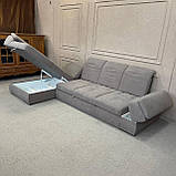 Тканинний кутовий розкладний диван, фото 5