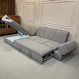 Тканинний кутовий розкладний диван, фото 6