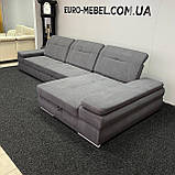 Новий розкладний диван, диван г-подібної форми, фото 3