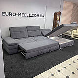 Новий розкладний диван, диван г-подібної форми, фото 8
