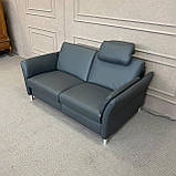 М'який шкіряний диван реклайнер Німеччина, фото 3