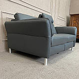 М'який шкіряний диван реклайнер Німеччина, фото 7