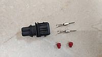 Разъем папа 2-х контактный 2-Pin Bosch 1928402448 WAG 8D0971946 PAS3300 Штекер фишка 2 контакта AMP 1.5 2pin