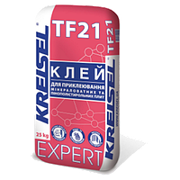 Клей для приклеивания минераловатных и пенополистирольных плит Kreisel Expert TF 21 (25 кг)