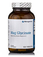 Магний Глицинат, Mag Glycinate, Metagenics, 120 таблеток