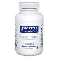 Pure Encapsulations Liver-G.I. Detox / Поддержка дции печени и желудочно-кишечного тракта 120 капсул