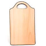 Дошка сувенірна Петриківський розпис із дерева ручної роботи ВАЛІЗА 20х34см малюнок ПІВНИК Україна, фото 10