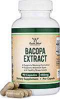 Double Wood Bacopa Monnieri / Бакопа Монниери экстракт для поддержки памяти 450 мг(01.2024г.)