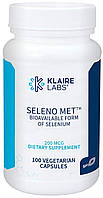 Klaire Labs Seleno Met - 200mcg / Селенометионин 200мкг 100 капс