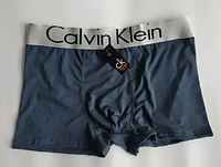 Модные мужские серые трусы боксеры Calvin Klein - трусы для парня