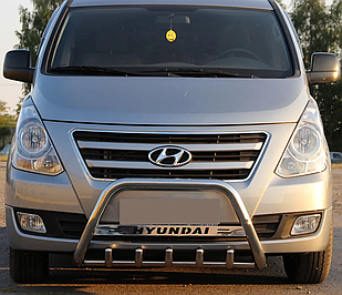 Кенгурятник WT004 (нерж) Hyundai Starex H1 2007-