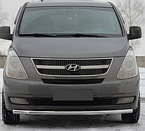 Передній захист ST008 (нерж) Hyundai H200 H1 Starex 2008-