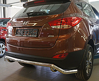 Захист заднього бампера нерж на Hyundai IX-35 2010-2015