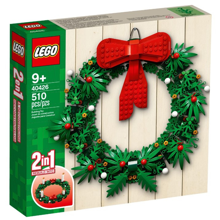 LEGO 40426 Iconic Expert Новорічний вінок 2-в-1, 9+ 510 деталей Advent Wreath
