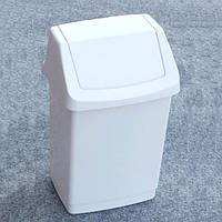 Контейнер для мусора с поворотной крышкой Curver Click-It 15 л (04043) Белый