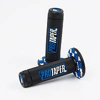 Грипсы PROTAPER (Синие) / ручки руля мотоцикла Pro Taper под мото руль 22мм