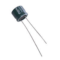 100uF 16V KSH 8x7mm (low imp.) (KSH-016V101MF070-Koshin) (электролитический конденсатор низкоимпедансный)