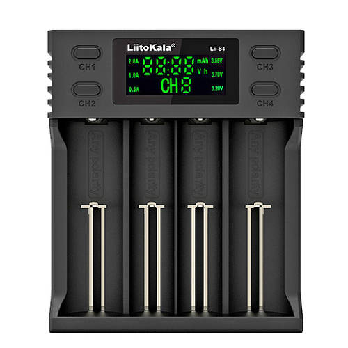 Купить Универсальное ЗУ Liitokala Lii-S4 4 канала Ni-Mh/Li-ion/LiFePo4 ...