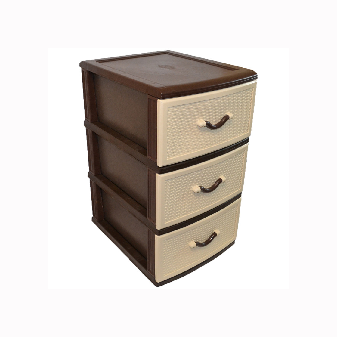 Комод пластиковий Style (Стиль) 3 ящики 48х38х67, фото 1