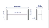 Тумба під ТВ LACK 90x26x45см, фото 3