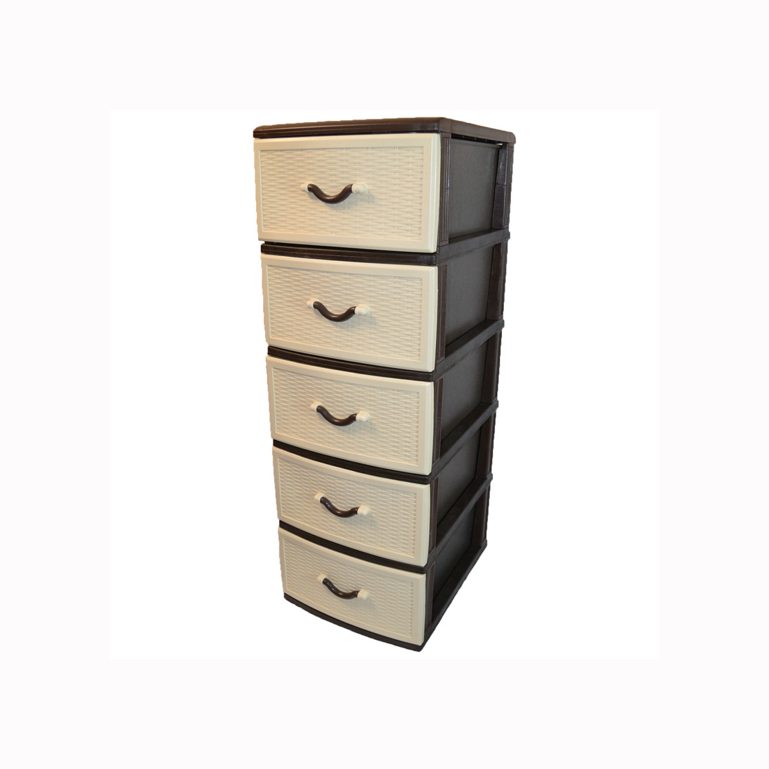 Комод пластиковий Style (Стиль) 5 ящиків 48х38х109, фото 1